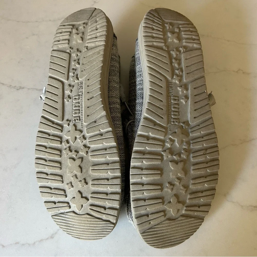 Hey Dude Wally‎ Stretch Low Top Slip On Loafers Shoe Grey Size 13